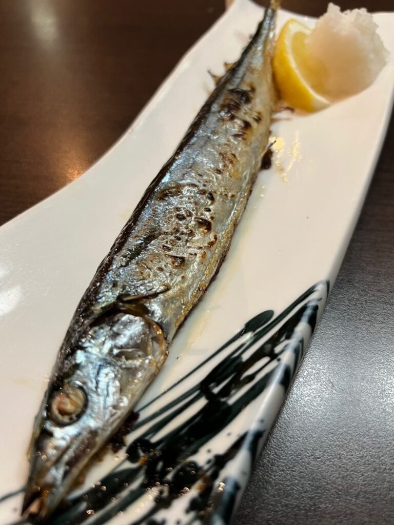 秋刀魚　生さんま　サンマ　塩焼き
