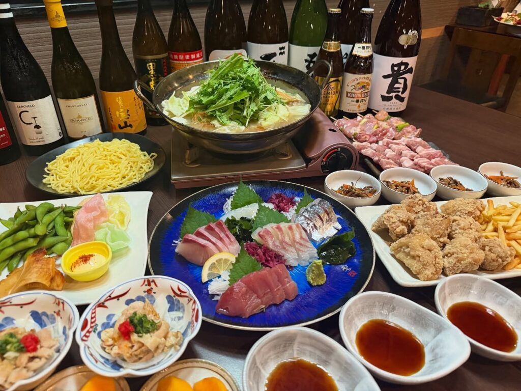 冬　宴会　コース　居酒屋　徳山　ぜん　コース料理