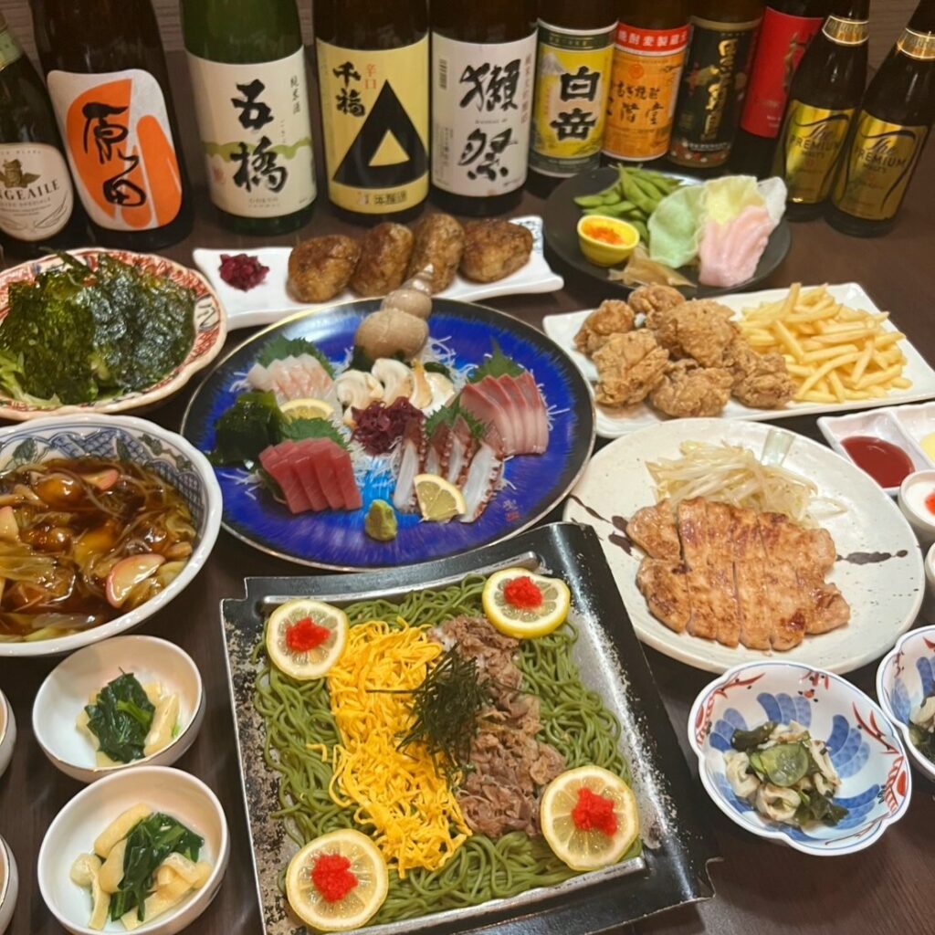 瓦そば　コース　宴会　ぜん　個室　居酒屋