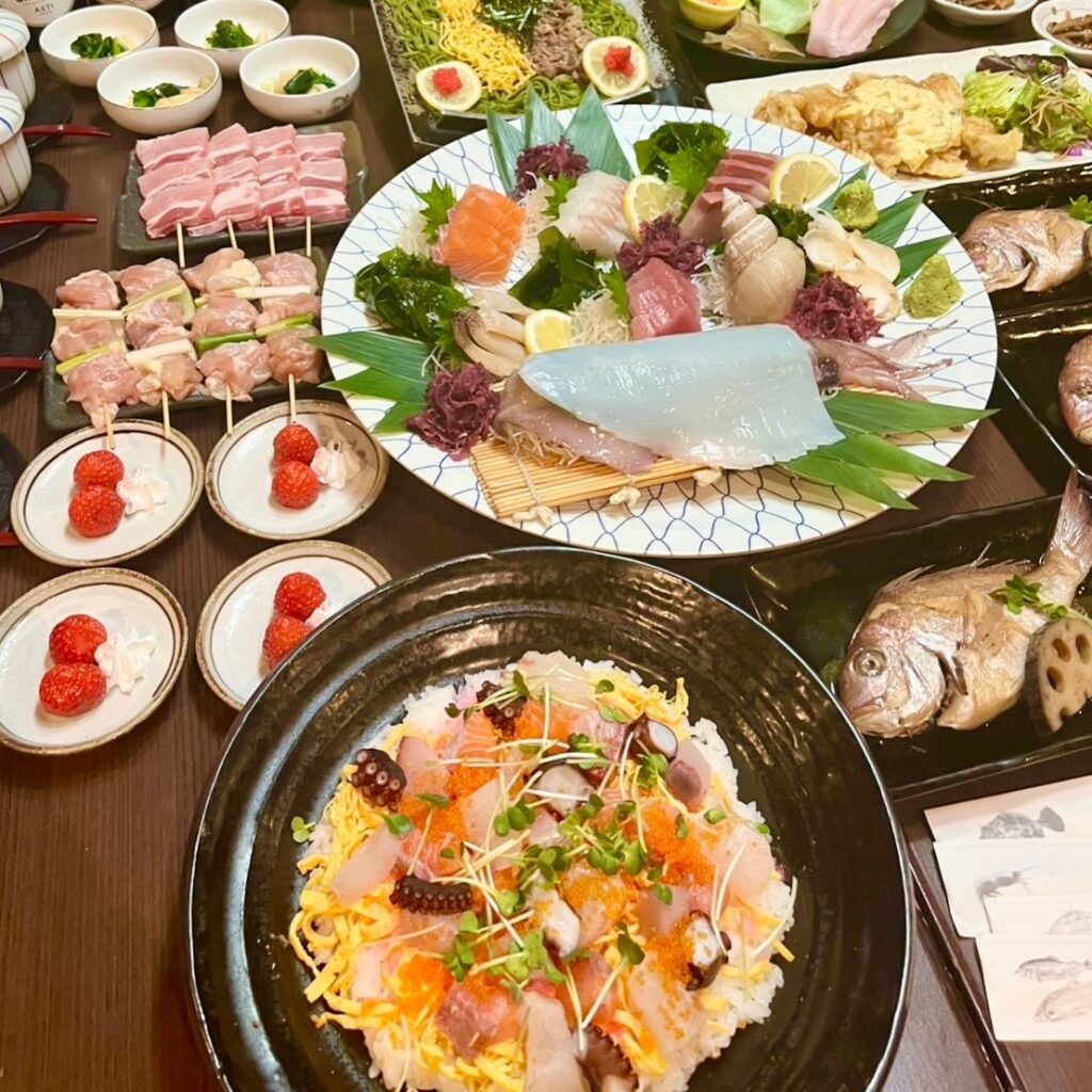 春の宴　春コース　宴会　海鮮DXコース　ぜん　個室　居酒屋　飲み放題　予約